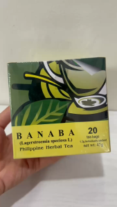 SGB Banaba Tea 20 Tea Bags | Pure Banaba Leaves Tea Caffeine-Free Sugar-Free Wellness Tea