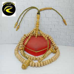tasbih tijani kayu KEMUNING GADING ASLI A80