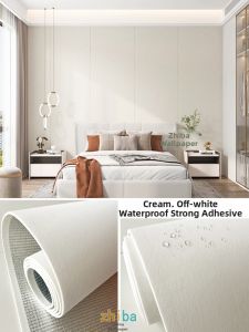 ZHIBA | Self-adhesive Thickened Wallpaper Wall Fabric for TV Background or Bed Head Decoration Waterproof