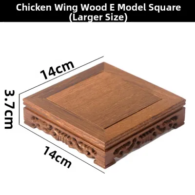 Carved Rosewood Ebony Base Display