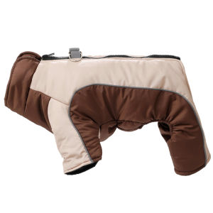 Thicken Dog Jumpsuits Winter Windproof Warm Puppy Jacket For Small Medium Dogs With D-ring Elasticity Chihuahua Pug Pet Clothes