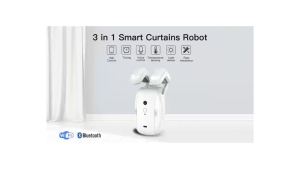3in1 WIFI Curtain Motor For Roman T U Track Automatic Open Smart Electric Curtain Robot for Tuya APP Voice Control Alexa Google