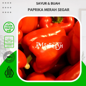 [JM SoFresh] Paprika Merah Segar Organik Green House Per Pcs