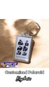 Transfer it Customized Acrylic Polaroid Photo Insert Keychain Rectangle Openable Giveaway & Gift