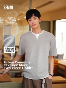 Semir | Versatile Henry Neck Mens Short Sleeve T-Shirt