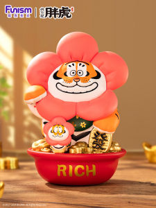 Wealth Attracting Cat Figurine Office TV Cabinet Decorations Opening Ceremony Display Items New Year Gifts Funism PVC Material