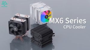 CPU AIR COOLER (พัดลมซีพียู) SNOWMAN MX6-V3 Series Intel LGA115X / 1200 / 1700 AMD: AM3 / AM4 / AM5 Xeon: 2011-3 / 2066