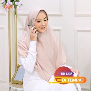 Jilbab Instan Nafisa Azqila Hijab Instan Kaos Premium Kerudung Bergo Pad Antem Bahan Kaos High Quality