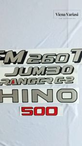 Full Set Stiker 500 Hino Jumbo Ranger Stiker FM 260 TI Jumbo Ranger E2