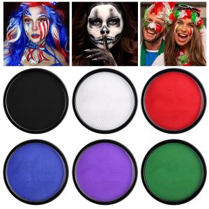 30G Water Monochromatic Face Body Painting Palette Halloween Festive Washable face and body paint Makeup Costume Body Partie