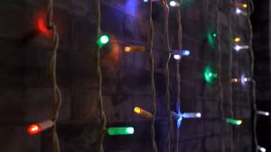 Nijito - 6M 8M Plug LED Light Icicle Waterfall Fairy String Curtain Lights Garland Outdoor Wedding Party Festival Decor