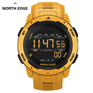 NORTH EDGE | Đồng Hồ Thông Minh NORTH EDGE Dành Cho Nam Và Nữ Đồng Hồ Thể Thao Hai Múi Giờ Có Máy Đếm Bước Chân Đồng Hồ Đếm Ngược Đồng Hồ Quân Sự Kỹ Thuật Số Chống Nước 50m