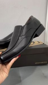 I คัชชูผู้ชาย หนังพียู PU อย่างดี รองเท้าทำงาน รองเท้าราชการ รองเท้าคัชชู Size 39-47 รุ่นBJ 3375