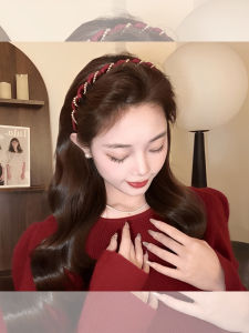 Women's Wave Hairband 2025: New Daily Outdoor High Forehead Special for Washing Face & Elegance Hair Clip Headwear Accessories