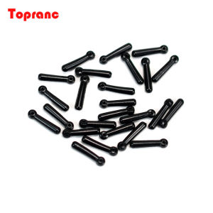 Topranc Black Fishing Float Anti Strand Line Stopper 50 51Pcs Bag S M L Sizes Practical Bobber Float Fishing Tackle for Anglers