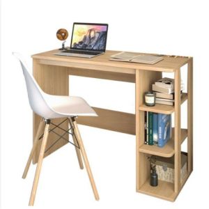 Bàn làm việc Kèm kệ sách đa năng 100x40x75 tiện dụng siêu đẹp. Gỗ công nghiệp phủ melamine