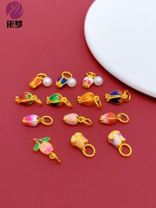 จี้ดอกกุหลาบ ดอกไม้ Tulip Bell วัสดุอื่น ๆ DIY สร้อยข้อมือ สร้อยคอ อุปกรณ์ทำเครื่องประดับ เครื่องประดับแฟชั่น เครื่องประดับอื่น ๆ