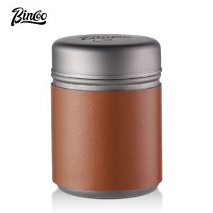 BINCOO Portable Coffee Storage Jar Coffee Powder Sealer Mini Organizer Container for Outdoor Traveling 210ML