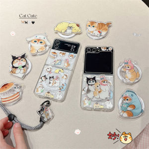 Sanrio Cat ZFlip7 Phone Case Flip Cover Magnetic Soft Edge Anti-Fall Creative Cartoon Cute Womens Style Protective Shell