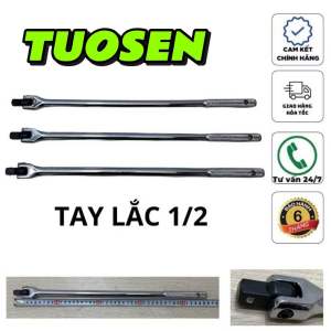 Cần siết chữ L 1/2" TUOSEN Thép CRV cao cấp chống gỉ sét cần mở ốc dạng chữ L vặn đầu tuýp đầu khẩu 1/2 inch