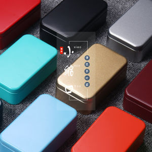 Tea Box Portable Portable Small Tin Tea Tin Blank Sample Tea Iron Box Tea Packaging Canakin Stylish Customization