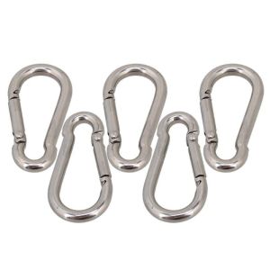 M4 M6 M8 Steel Carabiner SUS304 Safety Snap Hook Durable Metal Carabiner Outdoor