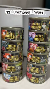 Supremacy Mixed Mousse Salmon with Silk Orchid 85g Premium Wet Food Topper for Cats & Dogs Low Sodium 0.3% Daily Nutrition Formula Made Supports Hydration Appetite Boost Digestive Comfort Omega Rich Skin & Coat Health Irresistible Taste for All Breeds
