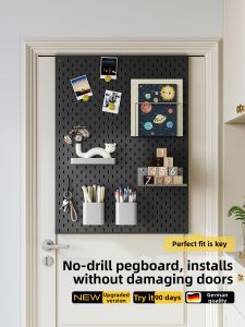 MINGZHI | Space-saving No-drill Invisible Thin Door Back Rack