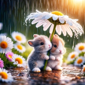Huacan 5D DIY Diamond Painting Rabbit Daisy Diamond Mosaic Animal Flower Complete Kit Picture Of Rhinestones