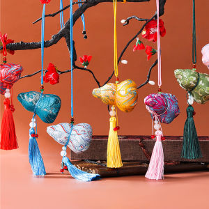 New Year Festival Gift Wind Gourd Incense Pouch Car Hanging Ornament Safe Luck Bag Holiday Small Present Fragrant Sachet