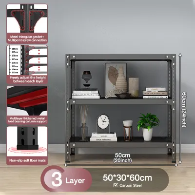 Steel Rack 6 Layers Metal Rack Steel Shelf Rack Boltless Rack Heavy Duty Metal Stainless Shelf