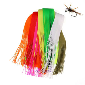 2~12Packs 40 Strands/Pack 30CM Silicone Rubber String Soft Worm Trout Fly Legs Fishing Jig Lure Skirts Nymph Fly Tying Material