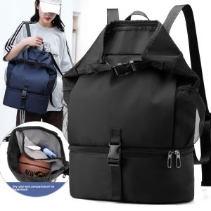 MLZH | Drawstring Large Capacity Waterproof Separate Shoe Compartment Travel Backpack