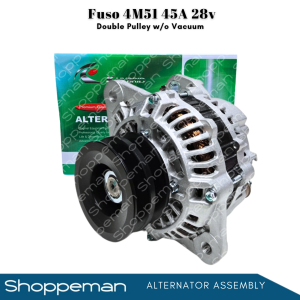 Fuso 4M51 Alternator Assembly 45A 28v Double Pulley without Vacuum K-HYBRID