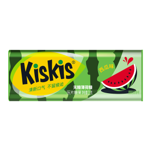 KisKis Cool Mint Sugar-Free Candy ens Breath Snack Chewing Gum Iron Box Multi-Flavor Options Traditional Candy Snacks