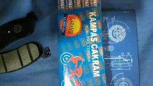 KAMPAS REM DEPAN DISPAD DISPET FORCE 1 JUPITER RX KING NEW MERK ZENKU