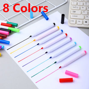Multicolor Water-Based Erasable Whiteboard Markers Refillable Fine Point Pens for Students Office & Teachers