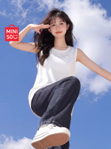 Miniso | Áo Thun Không T Tay Lơi Thoáng Khí Nhanh Khô