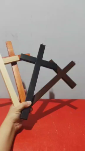 Wooden Cross Plain 12 inches Wall Cross Hang Cross Cristian Cross