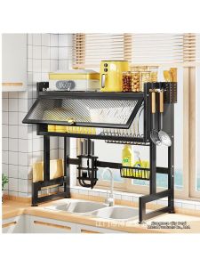 With Door Multi-functional Dish Drainer Rack