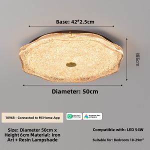 DGY | Retro Vintage Cracked Ice Design Ceiling Light 413K