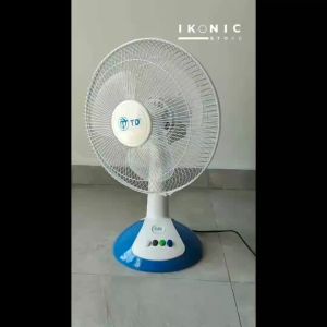IKONIC Kipas Angin Meja Desk Fan TD Twindog 12\\\" 100% Original Garansi Resmi