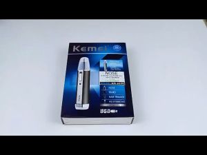 Kemei Nose Hair Trimmer 4 In1 Professional Shaver KM-6630 Waterproof Electric Eyebrow Rechargeable Nose Trimmer Ear Shaver
