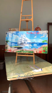 Tranh Thuận buồm xuôi gió tráng gương 4