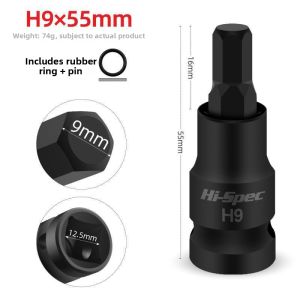 OME | Impact Driver Hex Bit Socket 1/2 inch