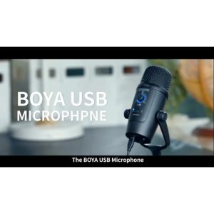 BOYA PM700 USB Condenser Microphone with Flexible Four Pickup Patterns Headphone Output and Volume Control Perfect as a Podcast Microphone Streaming Microphone Gaming Microphone Recording Vlogging ASMR Podcast and More for Windows and Mac Computer VMI