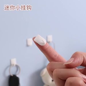 9Pcs/Set Adhesive Paste Wall Hanger Storage Jewelry Display Jewelry Hooks Holder Storage Organizer Earring Ring Necklace Hanger