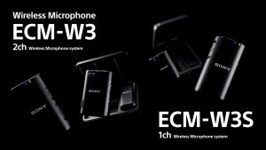 Sony ECM-W3 & ECM-W3S Dual Wireless Microphone System for Sony A7 IV | A7R V | A7C II | A7CR | ZV-E1 | FX30