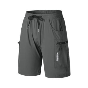 WOSAWE | Wosawe Summer Cycling Shorts Mens Casual Breathable High Elastic Road Mountain Bike Speed Descend Riding Pants 48cm inseam