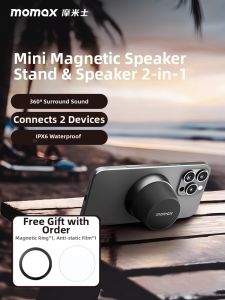Momax | Waterproof Magnetic Bluetooth Speaker Portable Mini